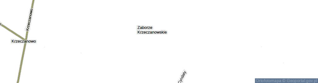 Zdjęcie satelitarne Zaborze Krzeczanowskie ul.
